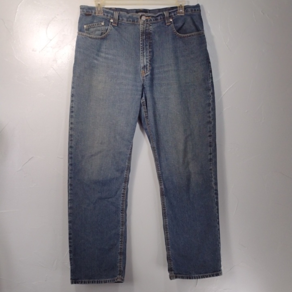 Claiborne Mercury Denim Non-stretch Straight Leg Relaxed Fit Jeans Men's 36x32